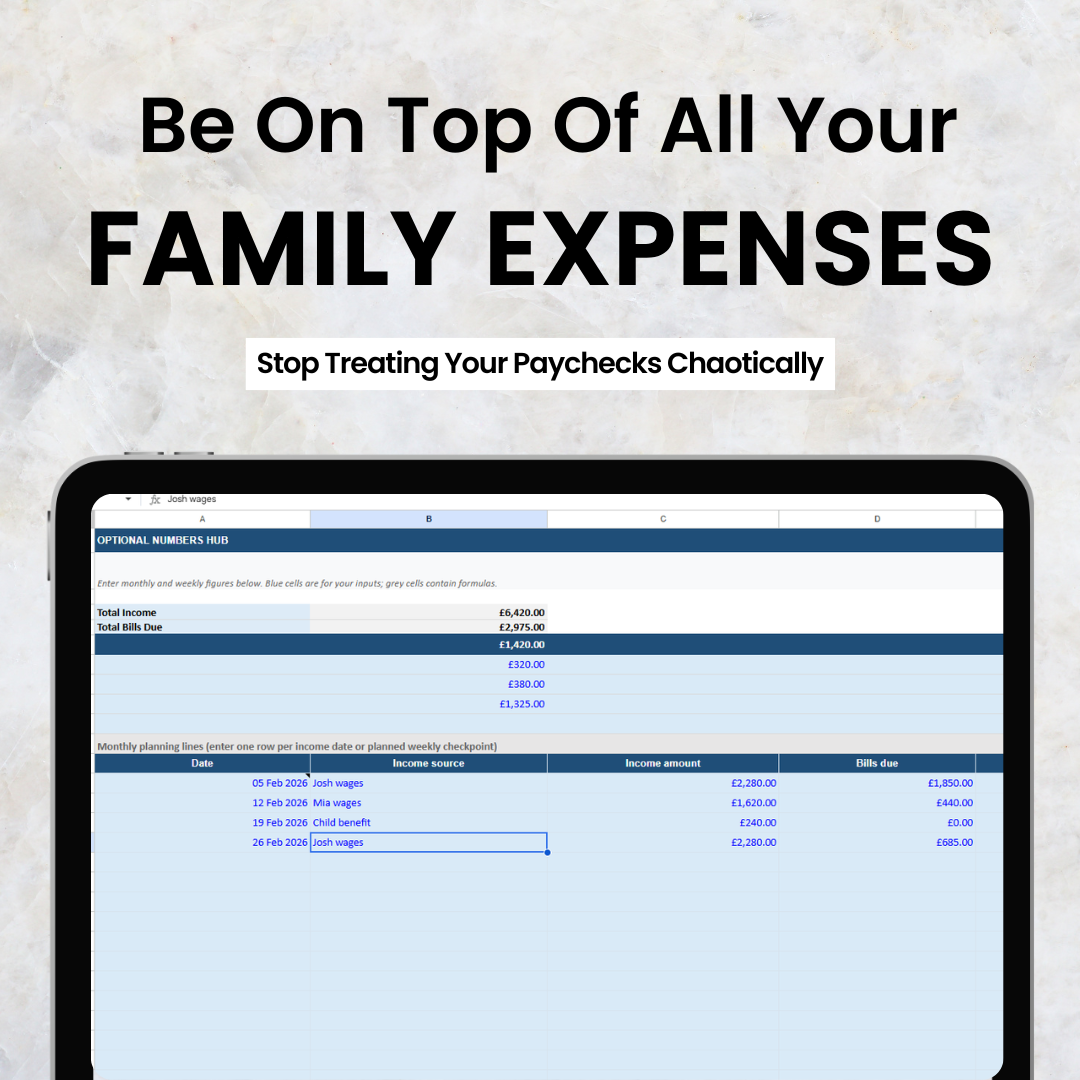 The Payday Survival Plan: A Family Money Reset For Busy UK Mums